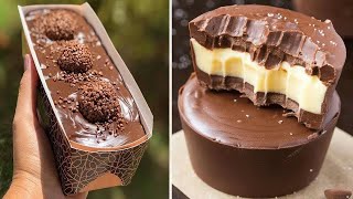 Trying The BEST Ever Oreo Cake Recipe  Most Satisfying Chocolate Cake Tutorials  Easy OREO Cakes [upl. by Clayberg]