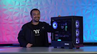 New Thermaltake Chassis Collection – Ceres 500 TG ARGB System Setup [upl. by Quigley]