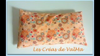 Bouillotte sèche déhoussable fermeture portefeuille  Tuto couture ValMa [upl. by Gapin436]