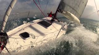 Beneteau First 27 SE ex Seascape 27 Snownroll  demo sailing [upl. by Enhpad]