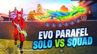 New Evo Parafal Max Lvl Solo Vs Squad Gameplay  Badge99 [upl. by Euqinamod661]