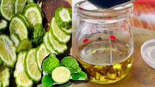 How to make bergamot oil របៀបធ្វើប្រេងក្រូចសើច [upl. by Gentille]