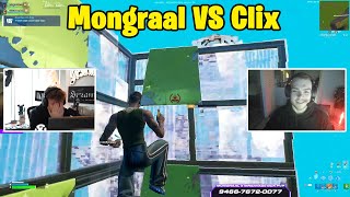 Mongraal and Moneymaker VS Clix amp Lacy 2v2 TOXIC Fights [upl. by Mrots]