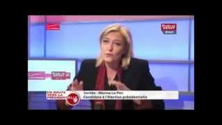 Marine Le Pen esttelle antisémite  Guillaume Durand pose la question [upl. by Arlin889]