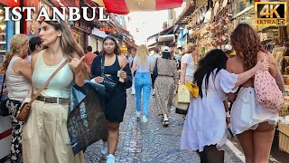 Exploring Istanbuls Eminonu Bazaar 4K Walking Tour [upl. by Kenleigh]