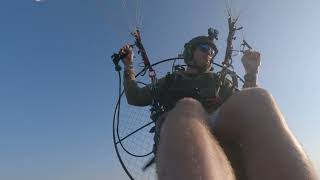 Powered Paragliding down the river [upl. by Nylle25]