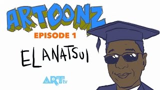 An Animated Story of African Artist El Anatsui  ARTtv ARTOONZ [upl. by Soirtimid]