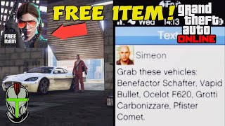 How To Activate Simeons Export Request l Unlock FREE Content l GTA Online [upl. by Vanna919]