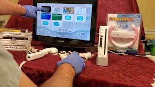 Nintendo Wii RVL001 Gaming System Demo [upl. by Nelson]