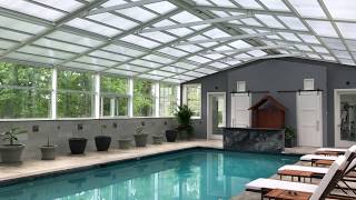 RollACover Motorized Pool Enclosure  Suncover  Motorized Pool Roof [upl. by Kella]