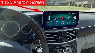 1025quot Android Screen Installation for Mercedes E Class W212 [upl. by Iamhaj978]