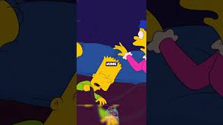 Bart Fakes PTSD 😱😂shorts simpsons [upl. by Ynaffit]