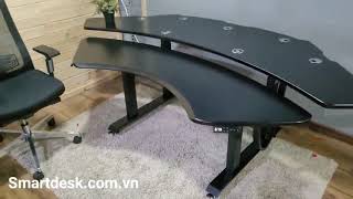 Bàn thông minh  Bàn Smartdesk Studio Pro  Tất cả trong một chiếc bàn  chiếc bàn hiện đại nhất [upl. by Rehotsirk]