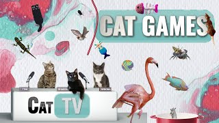 CAT Games  Ultimate Cat TV Compilation Vol 21  2 HOURS 🐝🐞🦋🦎🦜🐜🐭🧵 [upl. by Haididej]