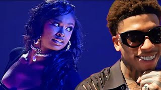 Coco Jones FLIRTS With NLE Choppa During Spicy BET Awards Performance [upl. by Brina]