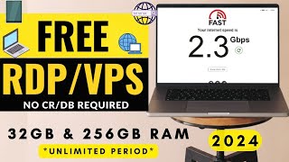 How to Get Free RDPVPS in 2024  StepbyStep Setup [upl. by Waxman]