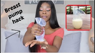 How to use a Haakaa Silicone Manual Pump to get more milk New  excepting moms must watch [upl. by Tager]