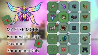 Terraria 1449  Empress of Light Daytime  Master Mode No Mount Hook Insignia RoD [upl. by Uaerraj]