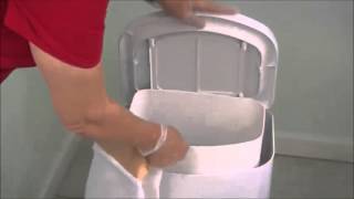 How The Adult Diaper Disposal Pail Works [upl. by Nylirehc]