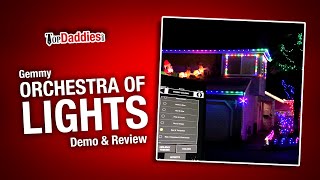 Gemmy Orchestra of Lights Demo amp Review [upl. by Aivatnohs94]