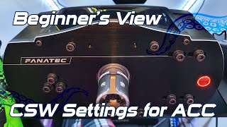 Fanatec CSW v25 Settings for Assetto Corsa Competizione [upl. by Harcourt821]