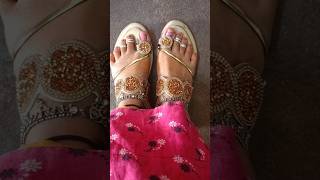 Sanu Footwear Designer Flat Slippers meesho youtubeshorts [upl. by Kroo]