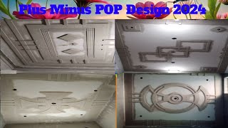 Amazing Pop Ceiling Designs Latest PlusMinus POP Design Ideas for 2024 [upl. by Yseult]