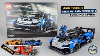 LEGO Technic 42123 McLaren Senna GTR detailed building review [upl. by Gunas123]