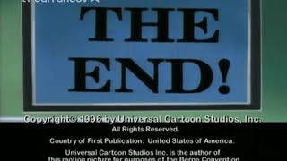 Amblin Television  HarveyToons  Universal Cartoon Studios incredit 1996 [upl. by Idnahr]