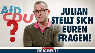 Julian Reichelt Fragerunde Journalismus Neuwahlen PolitikKarriere [upl. by Ahsaei393]