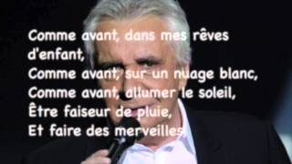 Michel Sardou  Laigle noir avec lyrics [upl. by Jarad596]