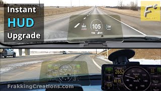 Instant Best car Heads Up Display upgrade – HUDWAY Drive review How good is it [upl. by Kittie]