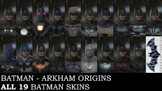 Batman Arkham Knight  All Skins with DLCs SHOWCASE Including RobinNightwingCatwoman Skin [upl. by Sarat175]