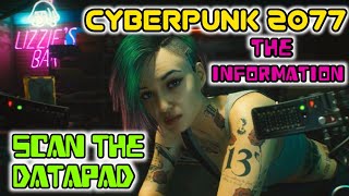 Cyberpunk 2077 How To Scan Yorinobus Datapad The Information PS5 Gameplay [upl. by Takken]