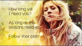 Ellie Goulding  How Long Will I Love You Lyrics [upl. by Gnolb670]