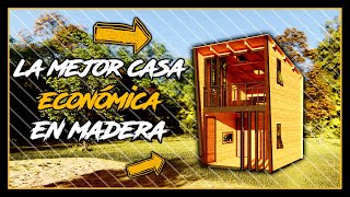 CASA EN MADERA 3x5 🍁 La MICRO CASA económica de un SUSCRIPTOR 💪 [upl. by Evelin]