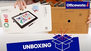 Wacom One Creative Pen Display Unboxing [upl. by Cusack739]