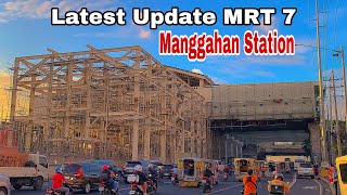 MRT 7 Manggahan Station Commonwealth Ave Quezon City LATEST UPDATE Sept 10 2024 [upl. by Yllehs147]