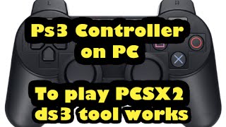 How to use PS3 Controller on PC with DS3 and play pcSX2 121 [upl. by Ocirderf58]