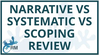 Narrative vs systematic vs scoping review  What’s the difference [upl. by Eniamrahs]