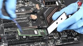 MSI® HOWTO use M2 Shield [upl. by Dnaltiak]