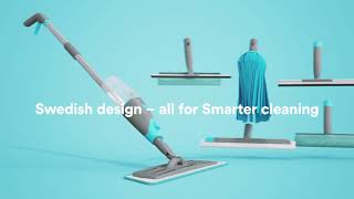 Smart Microfiber Spray mop system [upl. by Ynoyrb496]