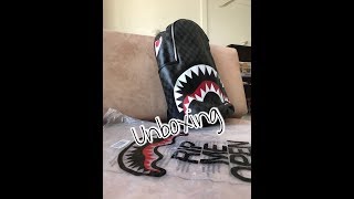 Sprayground backpack Shark in Paris  Unboxing [upl. by Beare]