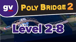 Poly Bridge 2  208 Split Level  Walkthrough [upl. by Letti192]