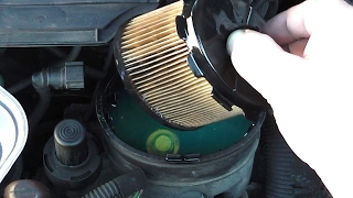 Citroen Berlingo Fuel Filter Change [upl. by Arbmik]