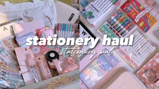 stationery haul 🩷 highlighters sticker maker art supplies amp more ft Stationery Pal [upl. by Amaris]