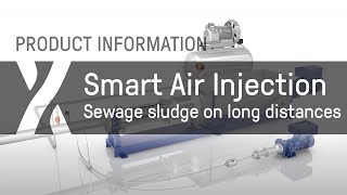 Pump Systems Smart Air Injection SAI  Sewage sludge on long distances [upl. by Oam]