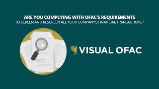 Visual OFAC lets you easily search OFAC watch lists [upl. by Cima]