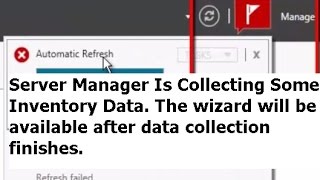 Fix  Automatic Refresh Failed issue in Server Manager in Windows Server 2012 [upl. by Severn]