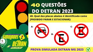 Questões de legislação de trânsito 2024 prova do detran 2024 mgsimuladosdetran2024 detranmg2024 [upl. by Sonny]